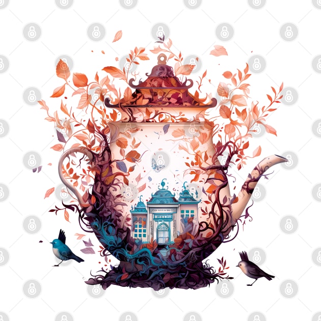 Whimsical Teapot Home: A Haven in the Trees by kawaiimono