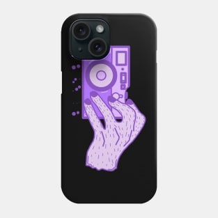 This purple camera Phone Case