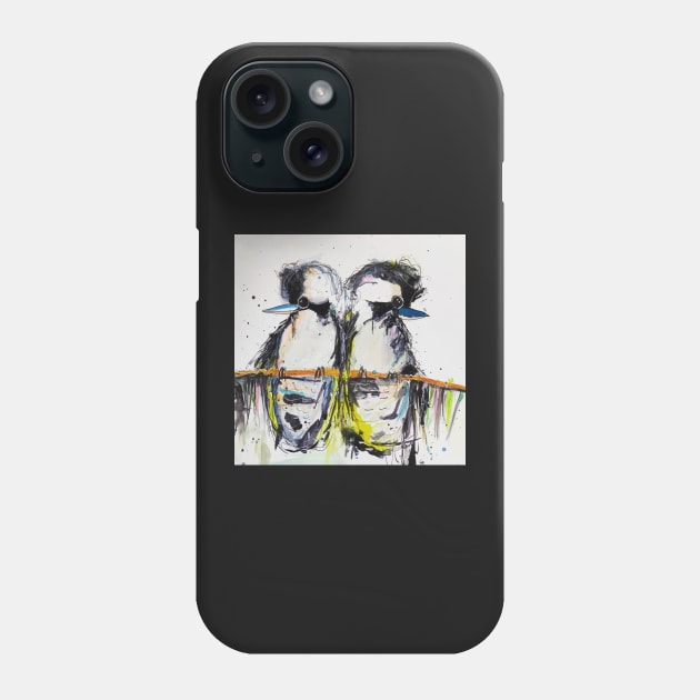 Two Kookaburras Phone Case by atep