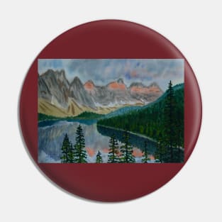 The Valley of Ten Peaks in Banff, Canada Pin