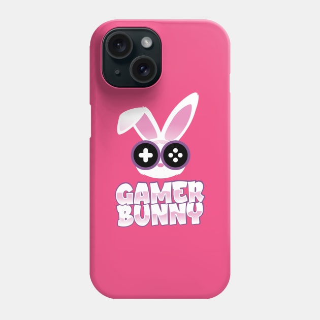 Gamer Bunny Phone Case by Hotshots