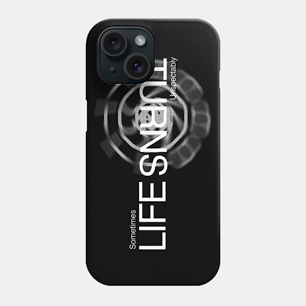 "Life turns" Negative Phone Case by fm_artz