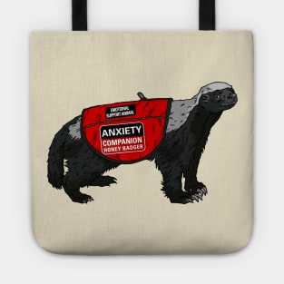 Anxiety Companion Honey Badger Tote