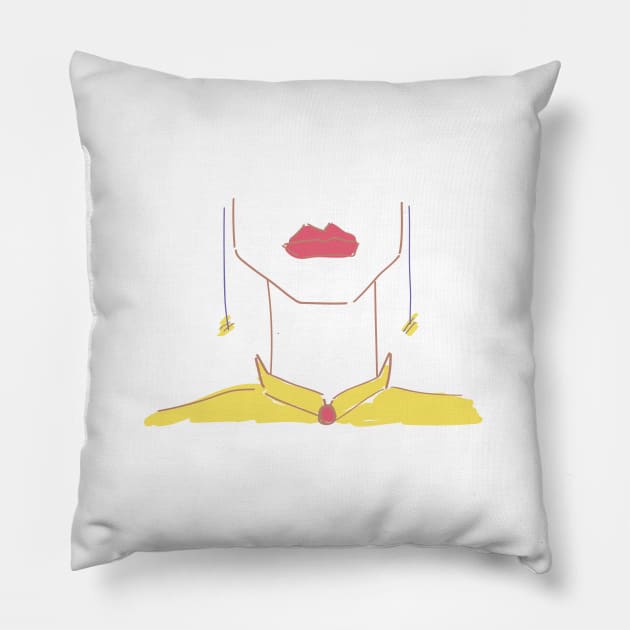 Woman Pillow by zelenia