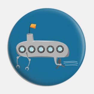 Little Submarine Pin