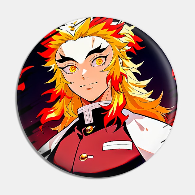 Rengoku Kyojuro Pin by EnderZoloto