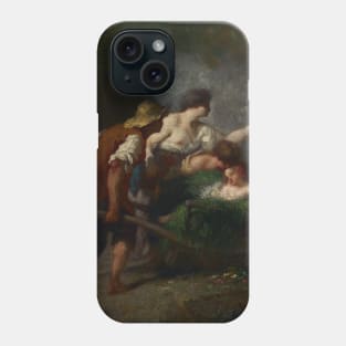 Return from the Fields by Jean-Francois Millet Phone Case