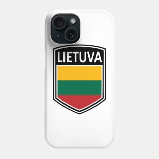 Flag Shield - Lietuva Phone Case