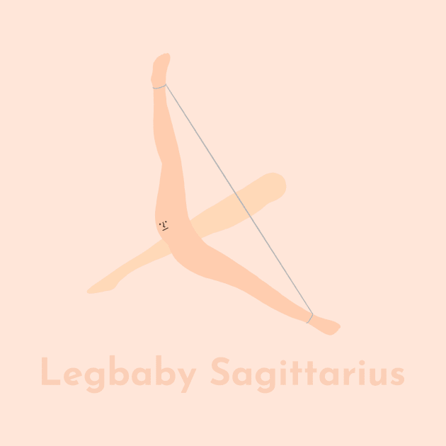 Legbaby Sagittarius | Zodiac | Cute | Funny | Weird | Gift | Minimalist | Star Sign | Astrology | by WiseCat