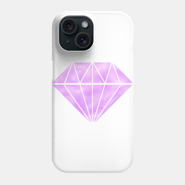 Pastel Purple Diamond Phone Case by TotalGeekage