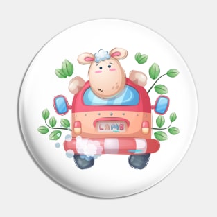 The cute sheep Pin