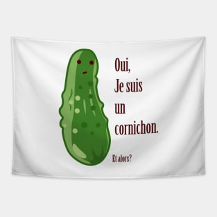 French Pickle - Oui, je suis un cornichon Tapestry