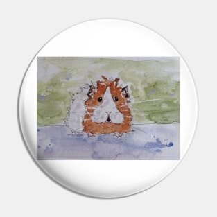 Guinea Pig portrait Pin