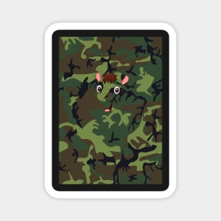 Camelflage funny merch for camels lovers, army lovers, camouflage lovers Magnet