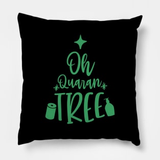 Oh QuaranTREE Funny Quarantine Christmas 2020 Pillow