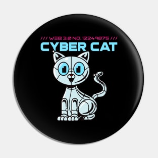 Cyber Cat Pin