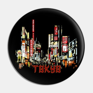 Tokyo at Night Pin