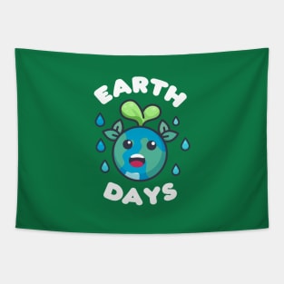 earth day cute Tapestry