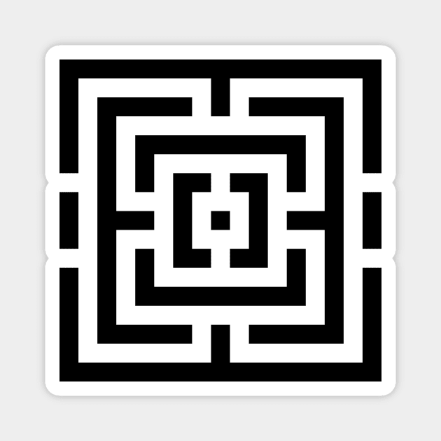 Maze 2 Magnet by MHich