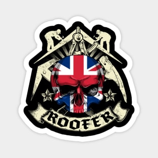 British Roofer Trade Logo Magnet