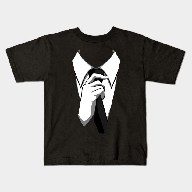Anonymous suit - Anonymous Tie Suit - Kids T-Shirt | TeePublic