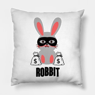 Robbit The Bad Bunny! Pillow