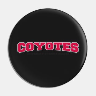 COYOTES - University of South Dakota Pin