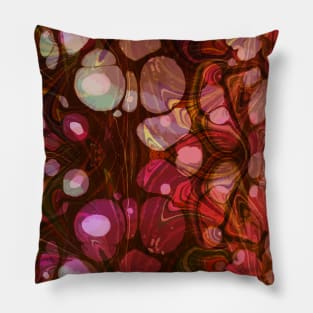 Abstract Marbling Pattern Pillow