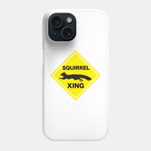 Squirrel crossing Phone Case