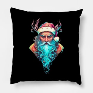 Vibrant Santa Claus Pillow