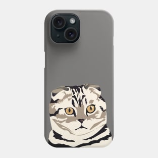 Adorable Scottish Fold Cat Phone Case