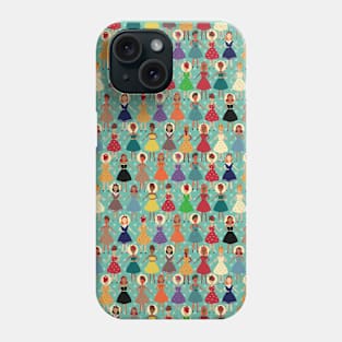 Retro Rockabilly ladies Phone Case