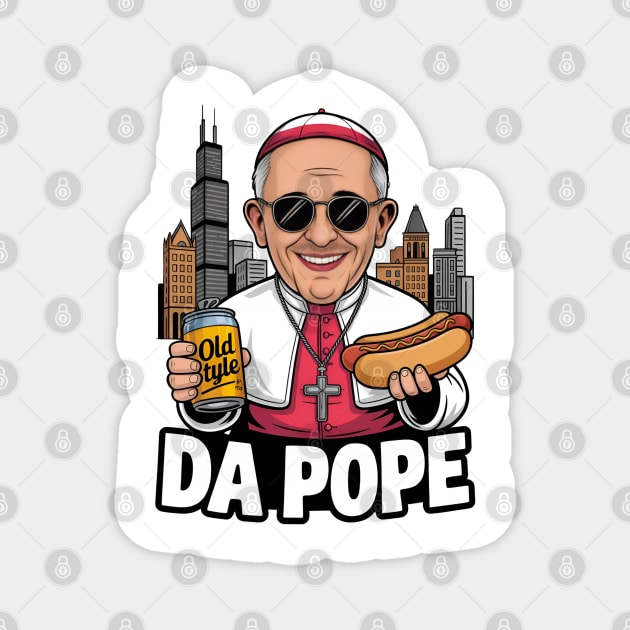 Pope-Leo Magnet by Creatifly Graphic Tees