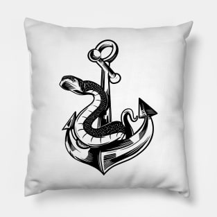 anchor snake Pillow