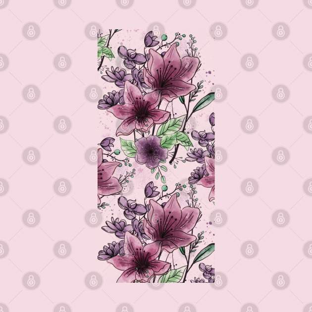 Lily flower pattern by DeadBunny Coven