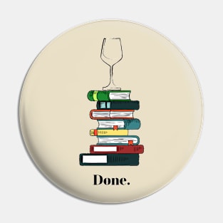 Bookworm To-Do List Pin