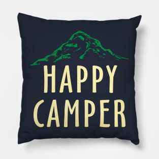 Happy Camper Camping Pillow