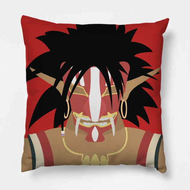 Tam Tam Vector Pillow by MagicFlounder