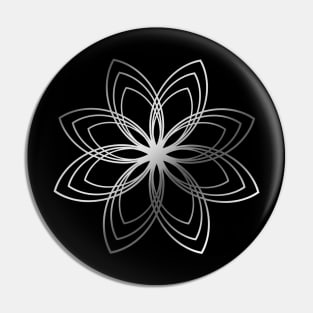 Flower abstract - Graphic - geometric design - graphic pattern Pin