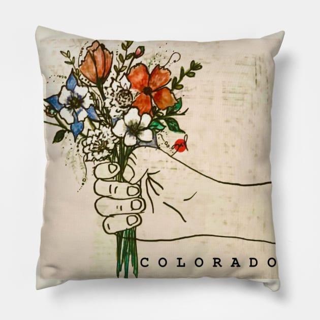 Colorado Pillow by Love Gives Art