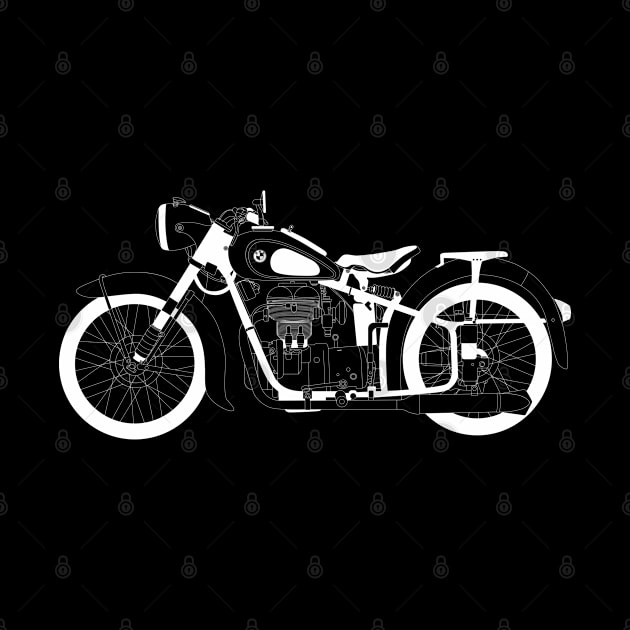 BMW R25 White Outline by kindacoolbutnotreally