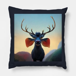 Quirky Fantasy Baby Stag Pillow