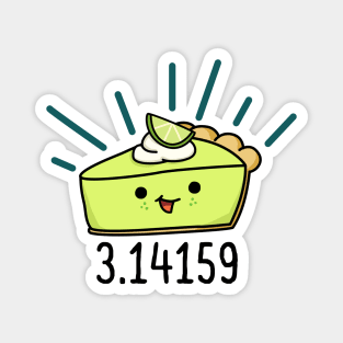 3.14159 Pi Cute Pie Pun Magnet