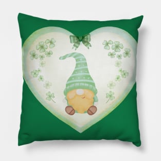 Irish Heart Gnome Pillow