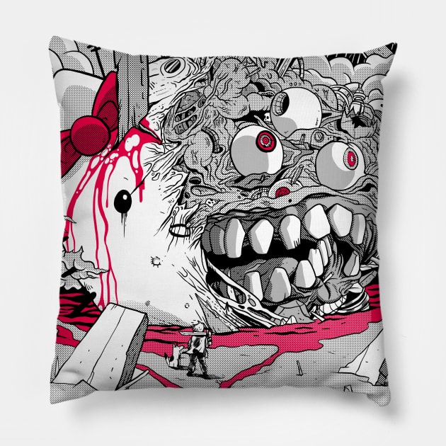 Dark Resonance Pillow by Madkobra