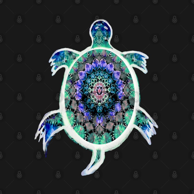 Tie Dye Terrapin  Grateful Dead Company Turtle psychedelic animal spirit phish fans by Aurora X