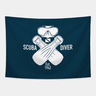 Scuba Diver Tapestry