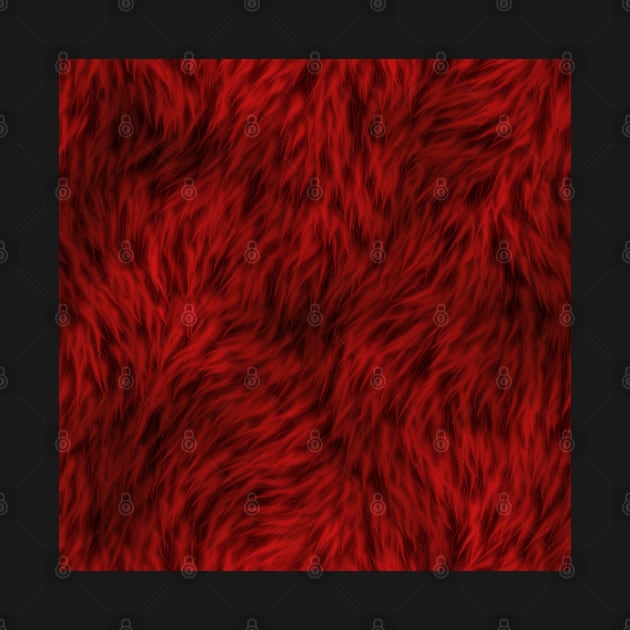 Deep Red Fur Design by CraftyCatz