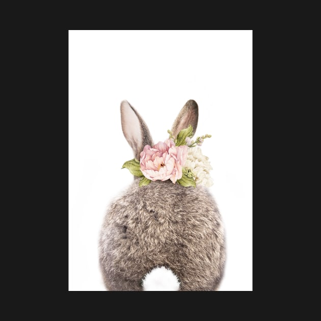 Peek-a-boo Floral Bunny Tail by LILAxLOLA