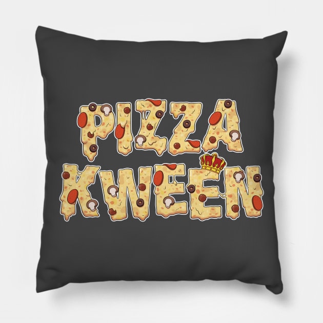 Pizza Kween Pillow by Adamtots